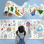 Fun And Educational Coloring Roll (1 Pc)
